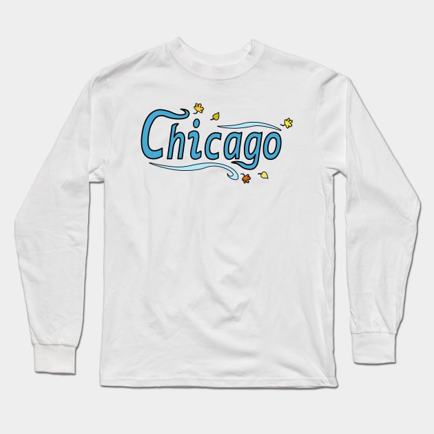 Chicago Long Sleeve T-Shirt by denip